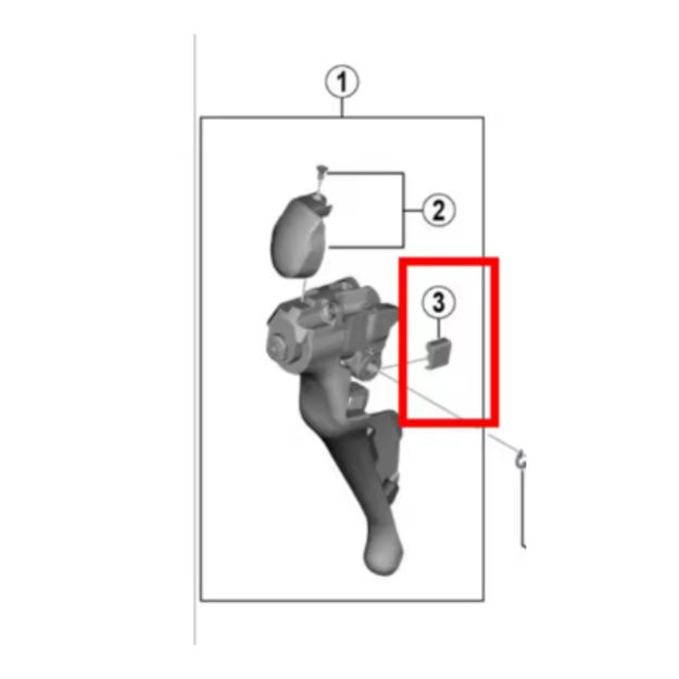 Picture of Shimano Dual Control Lever Main Cover left
